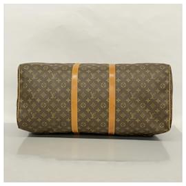 Louis Vuitton-Louis Vuitton Monogram Keepall 60 Boston Bag-Brown