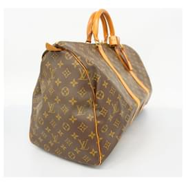 Louis Vuitton-Louis Vuitton Boston Bag Monogram Keepall 50-Brown
