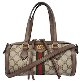 Gucci-Gucci Ophidia Handbag-Brown