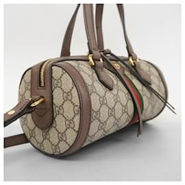 Gucci-Gucci Ophidia Handbag-Brown