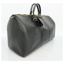 Louis Vuitton-Louis Vuitton Epi Keepall 50 Boston Bag-Black