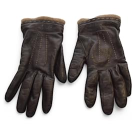 Autre Marque-Gloves-Brown