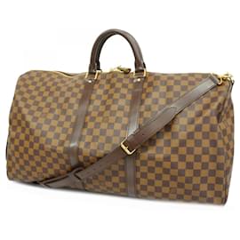 Louis Vuitton-Louis Vuitton Boston Bag Damier Keepall Bandouliere 55-Damier ebene