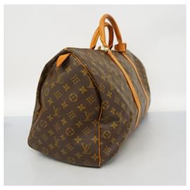 Louis Vuitton-Louis Vuitton Monogram Keepall 50 Boston Bag-Brown