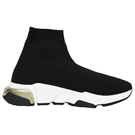 Balenciaga-Balenciaga Speed Sneakers in Black Polyester-Black
