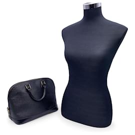 Louis Vuitton-Louis Vuitton Vintage Leather Handbag Alma-Black