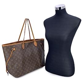 Louis Vuitton-Louis Vuitton Cloth Tote Bag Neverfull-Brown