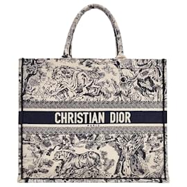 Dior-Christian Dior Book Tote Bag 42 -Blue