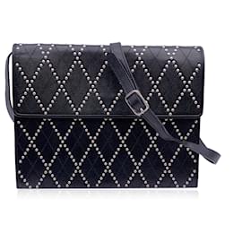 Yves Saint Laurent-Yves Saint Laurent Vintage Leather Shoulder Bag-Black