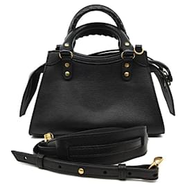 Balenciaga-Balenciaga Neo Classic Mini Top Handle Bag -Black