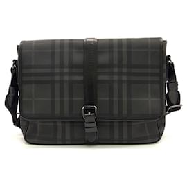 Burberry-Burberry Pvc Cross Bag -Black