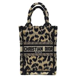 Dior-Christian Dior Book Tote Phone Crossbody Bag -Black