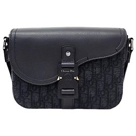 Sac messager mini Saddle de Christian Dior Noir