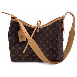 Louis Vuitton-Louis Vuitton Cloth Shoulder Bag Carry All-Brown