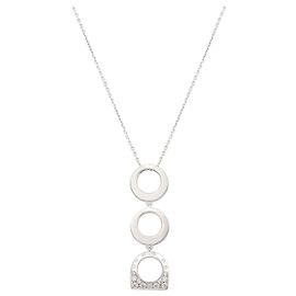Fred Collar de éxito en oro blanco de 18 quilates Plata Metálico