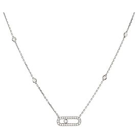Messika Collar Uno en oro blanco de 18 quilates Plata Metálico
