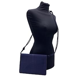 Fendi-Fendi Vintage Cloth Shoulder Bag-Blue