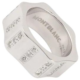 Montblanc Anillo en oro blanco de 18K 4810 Plata Metálico