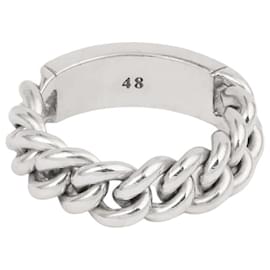 Dior-Gourmette Ring in 18K White Gold-Silvery,Metallic