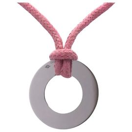 Dinh Van Collar Cible Medium en oro blanco de 18 quilates Plata Metálico