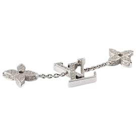 Louis Vuitton-Idylle Blossom Bracelet in 18K White Gold-Silvery,Metallic