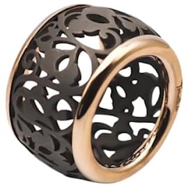 Pomellato-Arabesque Ring in 18K Rose Gold-Metallic