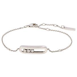 Messika Pulsera Baby Move en oro blanco de 18K Plata Metálico