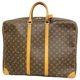 Louis Vuitton-Bolsa Boston Monograma Sirius 55 Louis Vuitton-Marrom