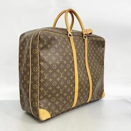 Louis Vuitton-Bolsa Boston Monograma Sirius 55 Louis Vuitton-Marrom