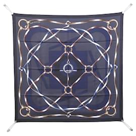Hermès-Hermes FIGRE ARTISTIQUE Carre Scarf-Black
