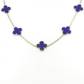 Van Cleef & Arpels-Van Cleef & Arpels Vintage Alhambra 20 Motif Necklace-Other
