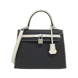 Hermès-Hermes Kelly 25cm Handbag-Black