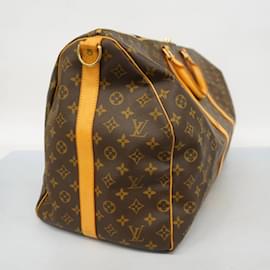 Louis Vuitton-Louis Vuitton Boston Bag Monogram Keepall Bandouliere 60-Brown