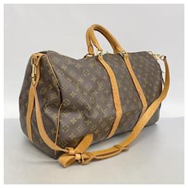 Louis Vuitton-Louis Vuitton Monogram Keepall Bandouliere 50-Brown