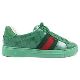 Gucci-Tênis verdes Gucci-Verde