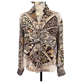 Hermès-Vintage Hermès blouse-Brown