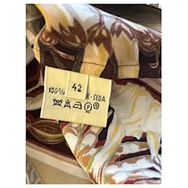 Hermès-Vintage Hermès blouse-Brown