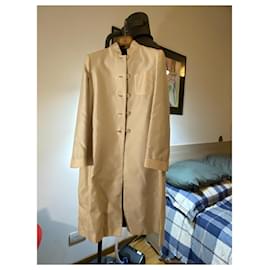 Prada-Coats, Outerwear-Eggshell