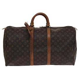 Louis Vuitton-Louis Vuitton Keepall 55-Brown