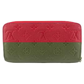 Louis Vuitton-Louis Vuitton Portefeuille zippy-Red