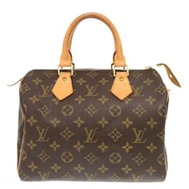 Louis Vuitton-Louis Vuitton Speedy 25 Monogram Handbag-Brown,Monogram