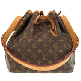 Louis Vuitton-Louis Vuitton Petit Noe Monogram Shoulder Bag-Brown,Monogram
