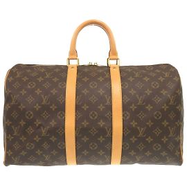 Sac Boston Monogram Keepall 45 de Louis Vuitton Marron Monogramme