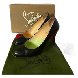 Christian Louboutin-Ron Ron 85-Noir,Rouge