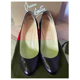 Christian Louboutin-Ron Ron 85-Noir,Rouge