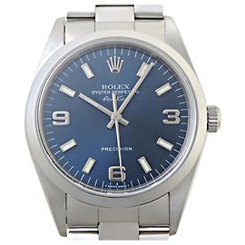 Rolex Oyster Perpetual 34mm Blue