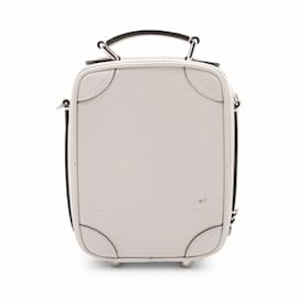 Fendi-Fendi Leather Shoulder Bag-White
