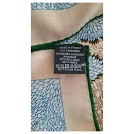 Hermès-Hermès Cashmere Shawl - 140X140 cm - New, in its box-Multiple colors