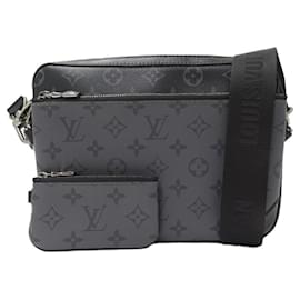 Louis Vuitton-Louis Vuitton Monogram Eclipse Messenger Bag-Brown,Black