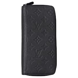 Louis Vuitton-Louis Vuitton Monogram Shadow Long Wallet-Black